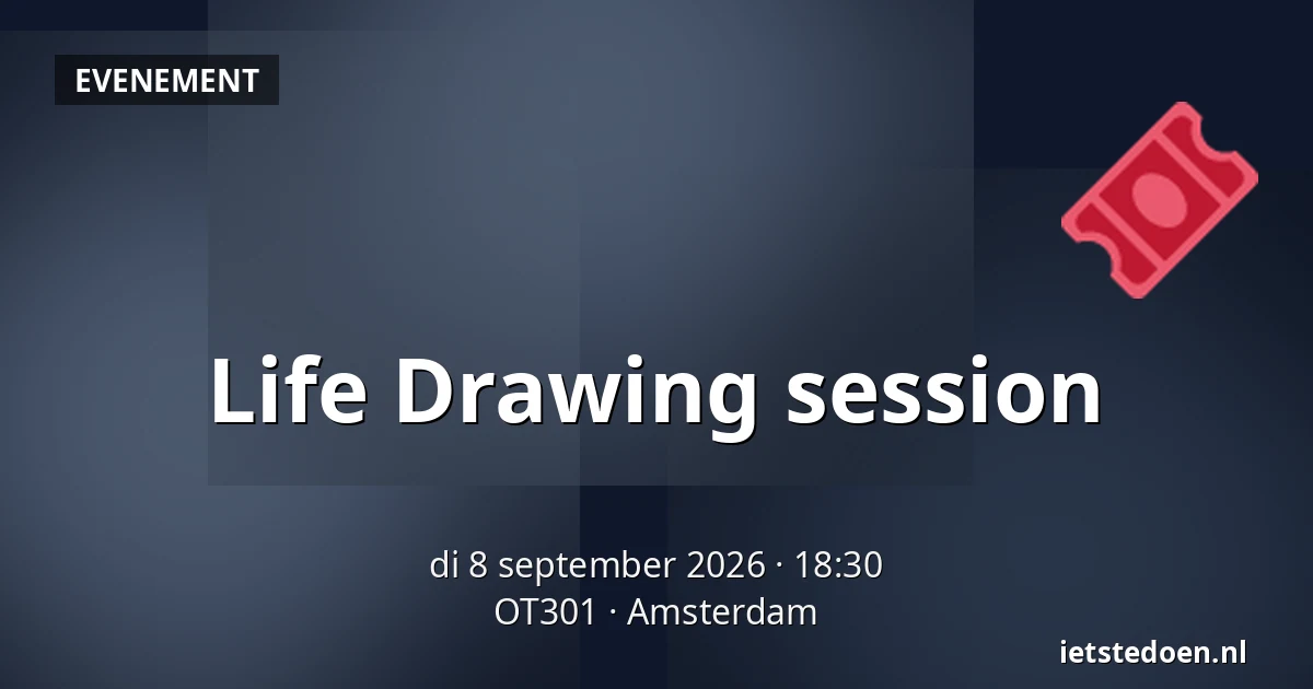 Life Drawing session — OT301, Amsterdam