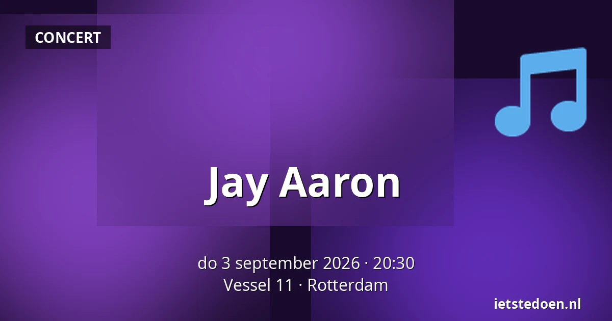 Jay Aaron — Vessel 11, Rotterdam