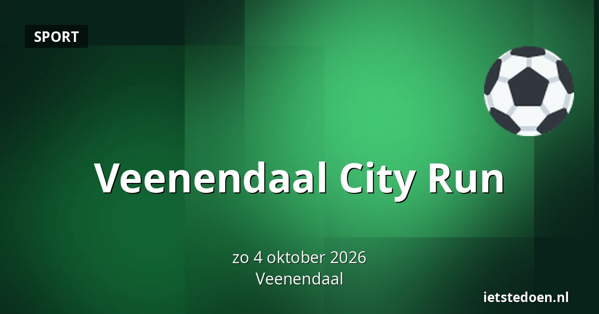 Veenendaal City Run — Winkelstad Veenendaal 1, Veenendaal