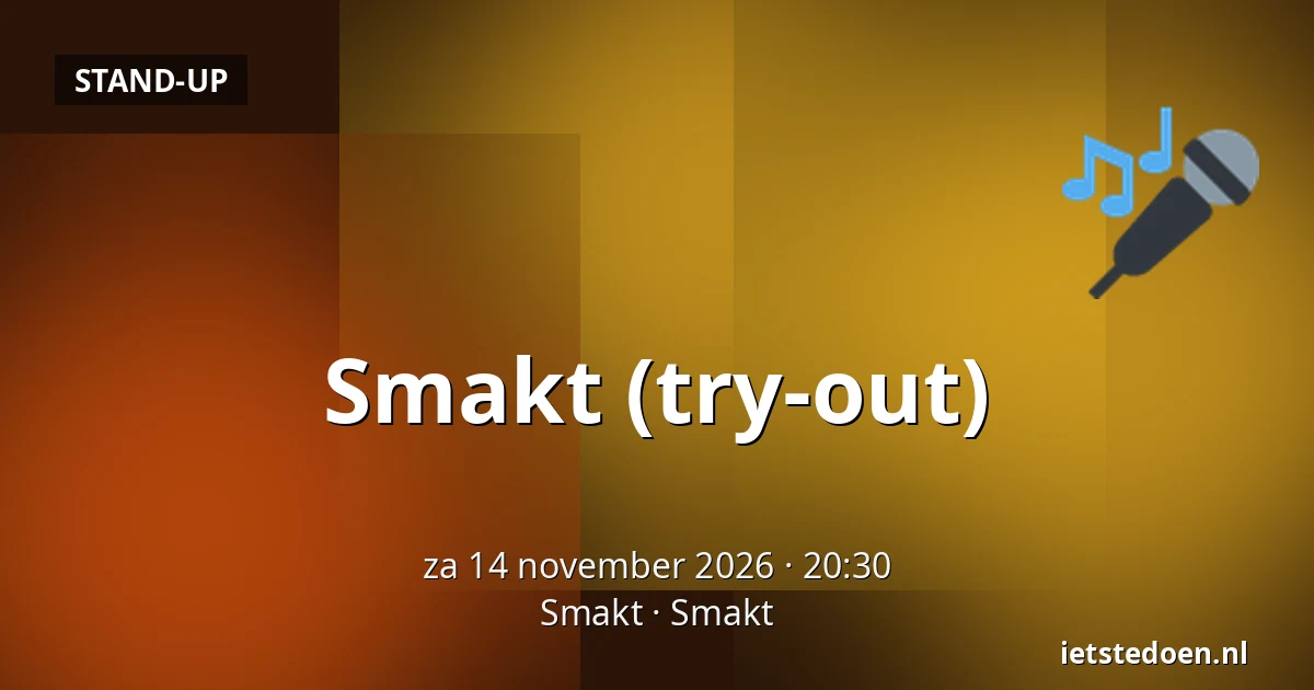 Smakt (try-out) — Smakt, Smakt