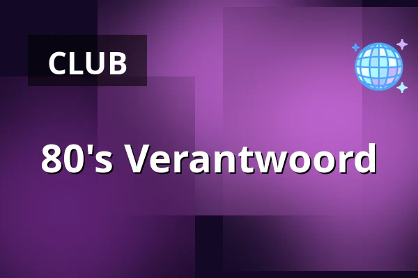 80's Verantwoord — Gebouw-T, Bergen op Zoom