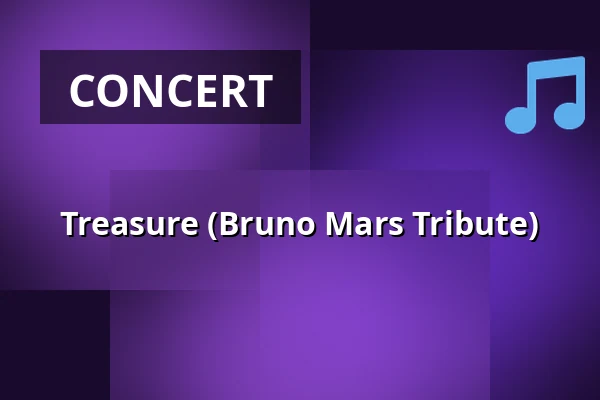 Treasure (Bruno Mars Tribute) — Gebouw-T, Bergen op Zoom