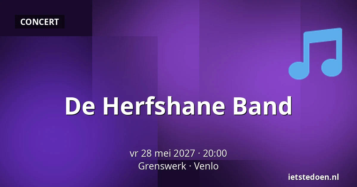 De Herfshane Band — Grenswerk, Venlo