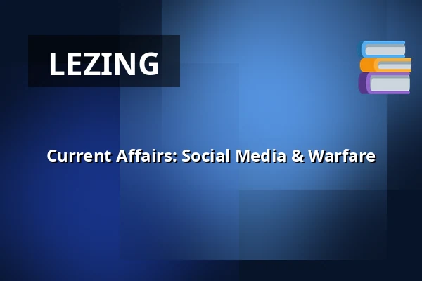Current Affairs: Social Media & Warfare β Erasmus Universiteit Rotterdam, Rotterdam