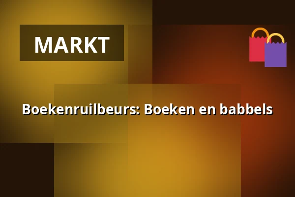 Boekenruilbeurs: Boeken en babbels — Bibliotheek Terschelling, Midsland
