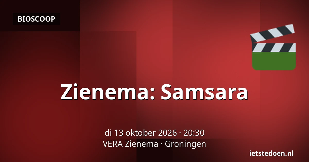 Zienema: Samsara — VERA Zienema, Groningen