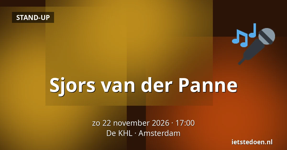Sjors van der Panne — De KHL, Amsterdam