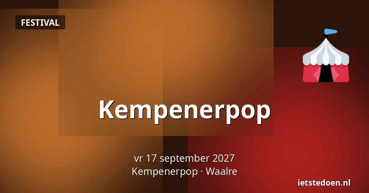 Kempenerpop — Kempenerpop, Waalre