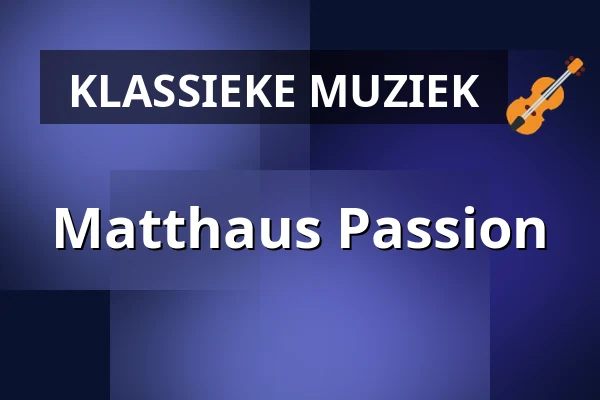 Matthaus Passion — Jh. Bosch Art Center, 's-Hertogenbosch
