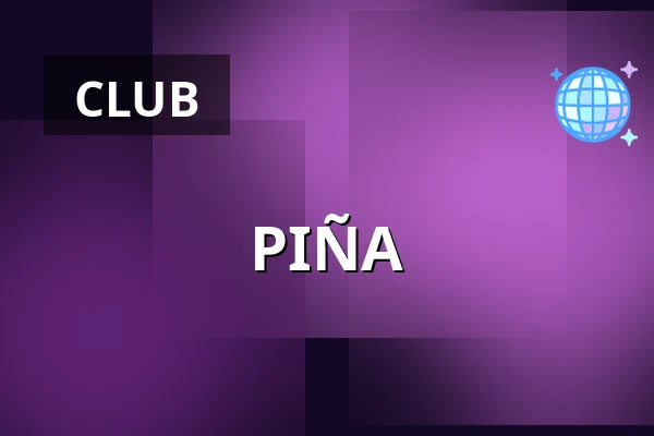 PIÑA — Willem Twee Fabriek, 's-Hertogenbosch