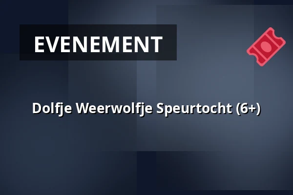 Dolfje Weerwolfje Speurtocht (6+) — Bibliotheek de Boekenberg, Spijkenisse
